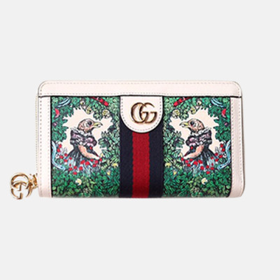 Gucci 2019 Ophidia Zippy Wallet  523154 - 구찌 오피디아 지피 장지갑 GUW0006.Size(19cm).그린