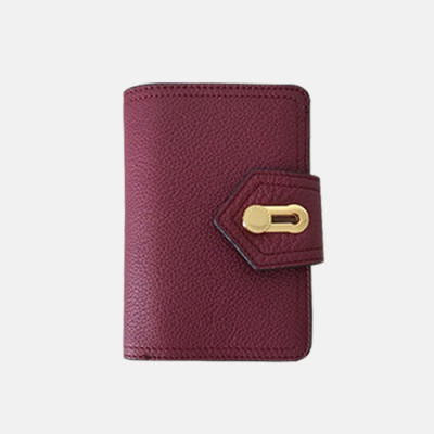 Burberry 2019 Leather Milton Wallet - 버버리 여성용 레더 밀턴 중지갑 BURW0065.Size(16CM).와인