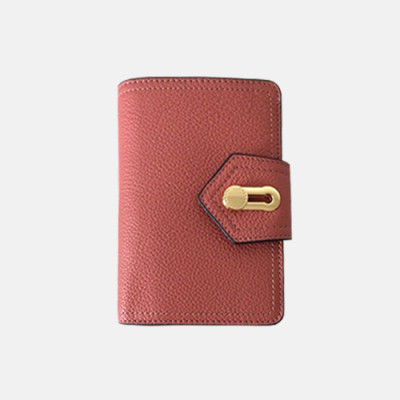 Burberry 2019 Leather Milton Wallet - 버버리 여성용 레더 밀턴 중지갑 BURW0066.Size(16CM).코랄핑크