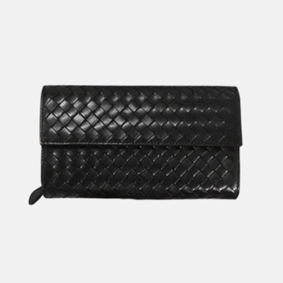 Bottega Veneta 2019 Wallet - 보테가베네타 남여공용 장지갑 073-BVW0021.19cm,블랙