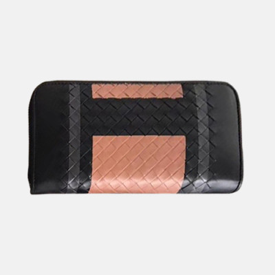 Bottega Veneta 2019 Zip Round Wallet - 보테가베네타 남여공용 지퍼 라운드 장지갑 114076-BVW0095,19cm.블랙