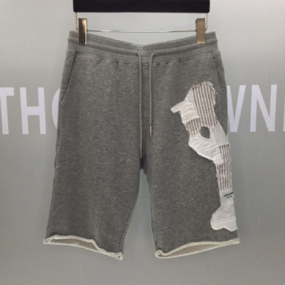 Thom Browne 2019 Mens Casual Logo Training Short Pants - 톰브라운 남성 캐쥬얼 로고 트레이닝 반바지 Tho0112x.Size(s - 3xl).그레이