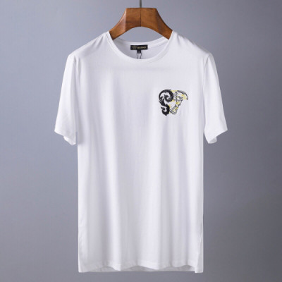 [특가판매]Versace 2019 Mens Medusa Cotton Short Sleeved Tshirt - 베르사체 남성 메두사 코튼 반팔티 Ver0250x.Size(m - 3xl).2컬러(블랙/화이트)