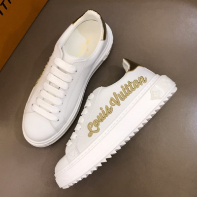 Louis Vuitton 2019 Womens Initial Logo Lambskin Sneakers  - 루이비통 여성 이니셜 로고 램스킨 스니커즈 Lou01079x.Size(225 - 245).골드