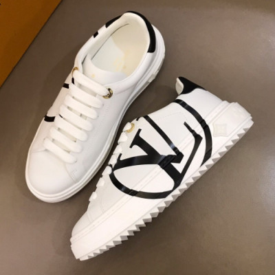 Louis Vuitton 2019 Womens Initial Logo Lambskin Sneakers  - 루이비통 여성 이니셜 로고 램스킨 스니커즈 Lou01081x.Size(225 - 245).블랙