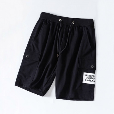 Burberry 2019 Mens Logo Casual Training Half Pants - 버버리 남성 캐쥬얼 트레이닝 반바지 Bur0820x.Size(S - 2XL).블랙