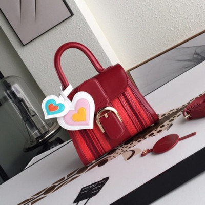 Delvaux 2019 Leather Tote Shoulder Bag,20CM - 델보 2019 레더 토트 숄더백,DVB0166.20CM,레드