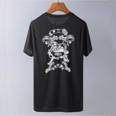 Versace 2019 Mens Printing Short Sleeved Tshirt - 베르사체 남성 프린팅 반팔티 Ver0252x.Size(m - 3xl).블랙