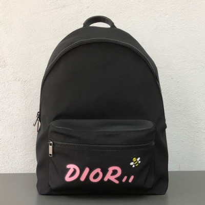 Dior x Kaws 2019 Canvas Back Pack ,42CM - 디올x카우스 2019 캔버스 남여공용 백팩,DIOB0116,42CM,블랙