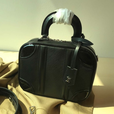 Louis Vuitton 2019 Monogram Mini Luggage Tote Shoulder Bag,20cm - 루이비통 2019 모노그램 미니 러기지 토트 숄더백  M53782,LOUB1308,20cm,블랙