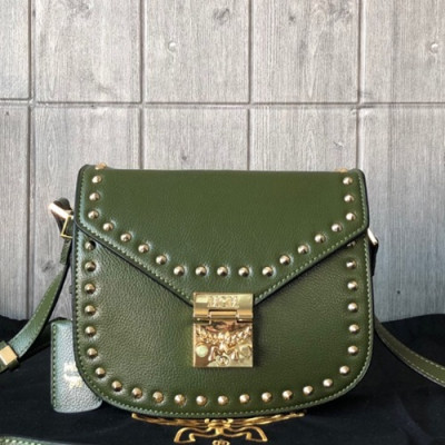 MCM 2019 Patricia Shoulder Bag,20cm - 엠씨엠 2019 패트리샤 여성용 숄더백 MCMB0145, 20cm,그린