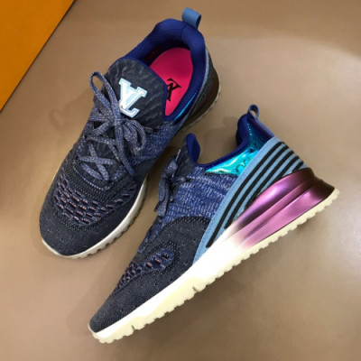 Louis vuitton 2019 Mens Canvas Running Shoes - 루이비통 남성 캔버스 런닝화 Lou0124x.Size(240 - 270).블루