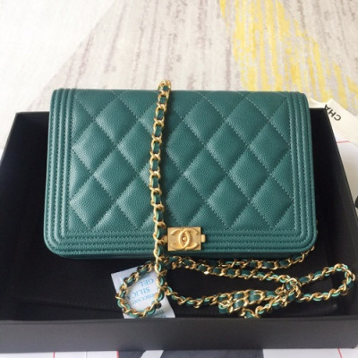 Chanel 2019 WOC Chain Cross Bag,19.5CM - 샤넬 2019 WOC 체인 크로스백,CHAB0677,19.5CM,그린