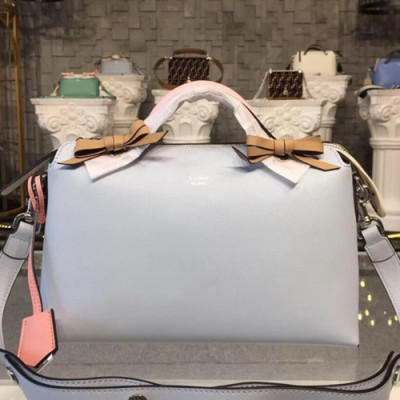 Fendi 2019 Boston Tote Shoulder Bag,28CM - 펜디 2019 여성용 보스턴 토트 숄더백 FENB0381,28CM,그레이블루