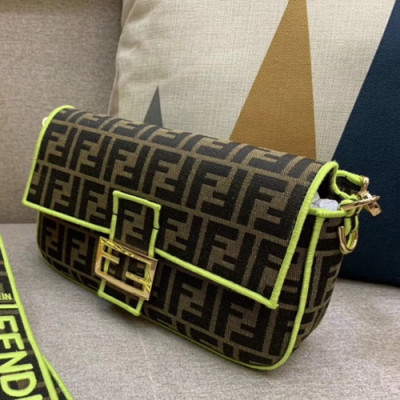 Fendi 2019 Baguette Tote Shoulder Bag, 26cm - 펜디 2019 바게트 토트 숄더백,FENB0383,26cm,브라운