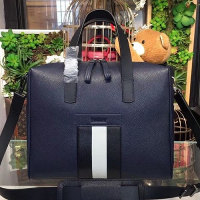 Bally 2019 Leather  Mens Business,38cm  - 발리 2019 레더 남성용 서류가방, BALB0021,38cm,네이비