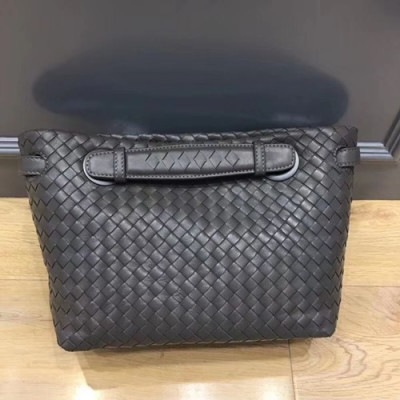 Bottega Veneta Leather Women Tote Bag,25cm - 보테가 베네타 레더 여성용 토트백 BVB0237,25cm,다크그레이