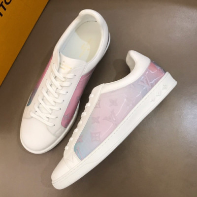 Louis vuitton 2019 Mens Business Initial Logo Sneakers  - 루이비통 남성 비지니스 이니셜 로고 스니커즈 Lou01138x.Size(240 - 270).핑크