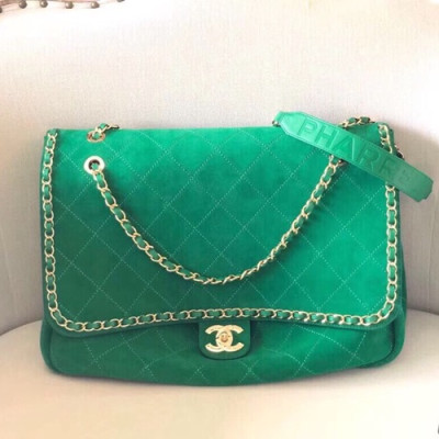 Chanel 2019 Big Size Chain Shoulder Bag  ,50CM - 샤넬 2019 빅 사이즈 체인 숄더백  CHAB0745,50CM,그린