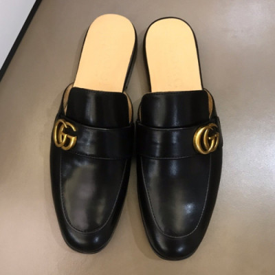 [커스텀급]Gucci 2019 Mens Vintage GG Logo Blopper-mule - 구찌 남성 GG 빈티지 로고 블로퍼뮬 Guc01197x.Size(240 - 275).블랙