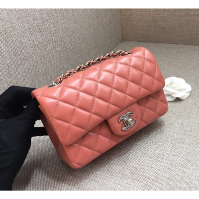 Chanel Women Chain Leather Shoulder Bag ,20CM - 샤넬 여성용 체인 레더 숄더백1116 -  CHAB0750,20CM,핑크