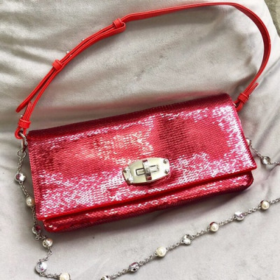 MiuMiu 2019 Matelasse Spangle Tote Shoulder Cross Bag,28cm - 미우미우 2019 마틀라세 스팽글 토트 숄더 크로스백,5BD233, MIUB0320 , 28cm,레드