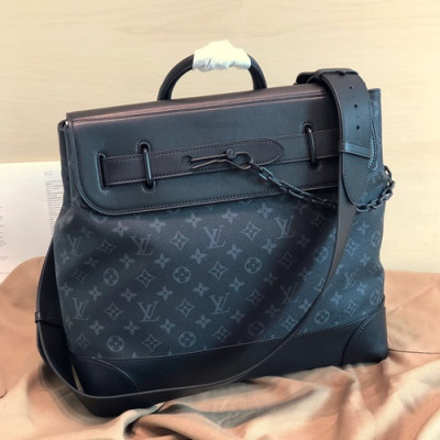 Louis Vuitton 2019 Steamer Tote Shoulder Bag,39cm - 루이비통 2019 스티머 토트 숄더백 M44473,LOUB1377,39cm,블랙