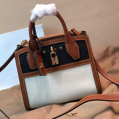 Louis Vuitton 2019 City Steamer Tote Shoulder Bag,22.5cm - 루이비통 2019 시티 스티머 토트 숄더백 M53804,LOUB1384,22.5cm,블랙+화이트