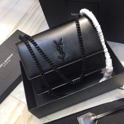 Saint Laurent 2019 Women Monogram Shoulder Bag,22CM - 입생로랑 2019 여성용 모노그램 숄더백 442906 , SLB0359,22CM,블랙