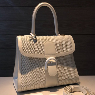 [매장판]Delvaux 2019 Brillant Tote Shoulder Bag,28 CM - 델보 2019 브리앙 토트 숄더백,DVB0293.28 CM,아이보리