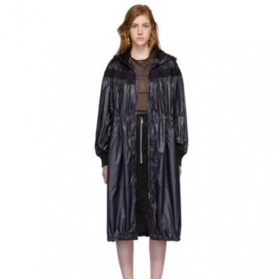 Moncler 2019 Womens Casual Windproof Trench Coat - 몽클레어 여성 캐쥬얼 바람막이 트렌치 코트 Moc0509x.Size(xs - s).블랙