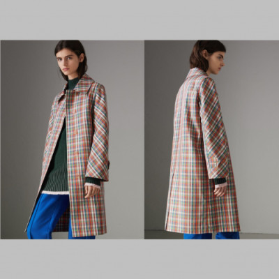 Burberry 2019 Womens Classic Heritage Trench Coat - 버버리 여성 클래식 빈티지 트렌치 코트 Bur0848x.Size(s - l).레드