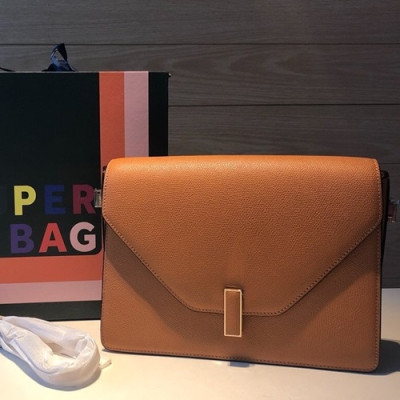 Valextra 2019 Epsom Leather Shoulder Bag,22/26CM - 발렉스트라 2019 엡송 레더 숄더백,VALB0073,22/26CM,카멜