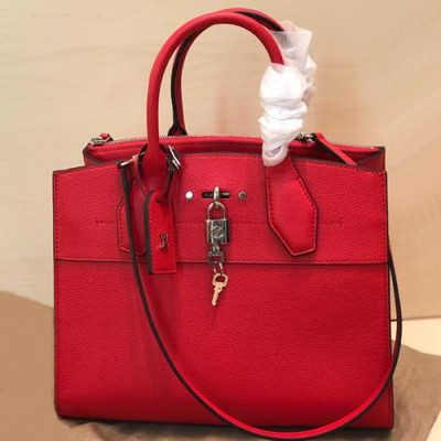 Louis Vuitton 2019 City Steamer Tote Shoulder Bag,22.5cm - 루이비통 2019 시티 스티머 토트 숄더백 M53804,LOUB1409,22.5cm,레드