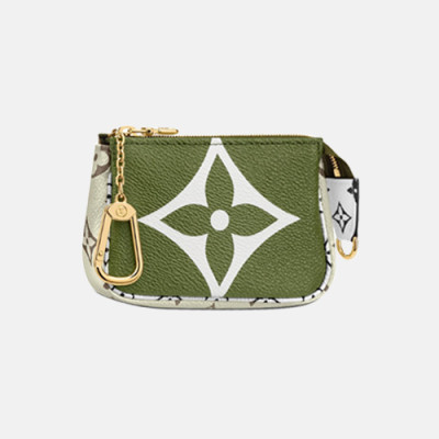 Louis Vuitton 2019 Pochette Monogram PVC Womens Coin Purse,M67579,12cm  - 루이비통 2019 포쉐트 모노그램 PVC 여성용 코인 퍼스 LOUW0157,12cm,그린