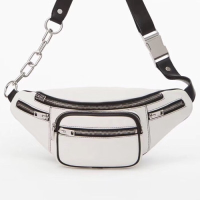 Alexander Wang 2019 Leather Large Belt Bag,33cm - 알렉산더왕 2019 레더 남여공용 라지 벨트백 AWB0014,33cm,화이트