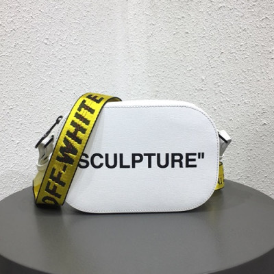 Off White 2019 Leather Camera Shoulder Bag,21cm - 오프화이트 2019 레더 카메라 숄더백 5521-OFFB0025,21cm,화이트