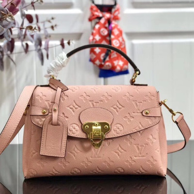 Louis Vuitton 2019 Georges Empreinte Monogram Tote Shoulder Bag,27.5cm - 루이비통 2019 조르주 앙프레뜨 모노그램 토트 숄더백 M53943,LOUB1454,27.5cm,핑크