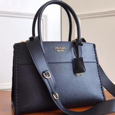 Prada 2019 Paradigm Tote Shoulder Bag,30cm - 프라다 2019 패러다임 토트 숄더백 ,1BA102-8,30cm,블랙