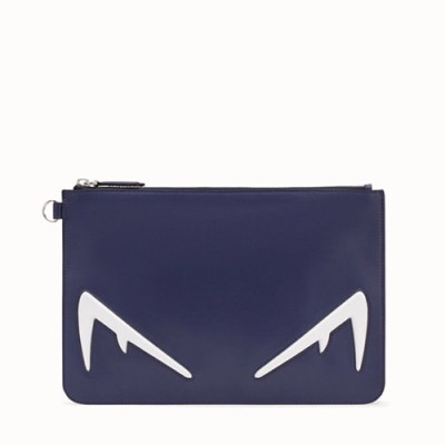 Fendi 2019 Leather Clutch Bag ,29.5CM - 펜디 2019 레더 남여공용 클러치백 FENB0417,29.5CM,네이비