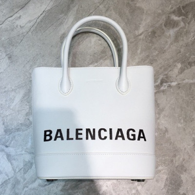 Balenciaga 2019 Ville Tote Shoulder Bag,21CM - 발렌시아가 2019 빌 토트 숄더백,BGB0337,21CM,화이트