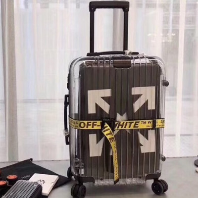 RIMOWA & Off-White 2019 Carrier ,20in - 리모와 & 오프 화이트 2019  남여공용 캐리어, RIMC0066,20in,블랙