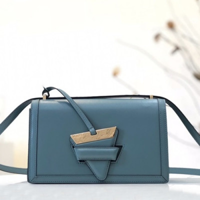 Loewe 2019 Barcelona Large Shoulder Bag, 24CM - 로에베 2019 바르셀로나 라지 숄더백 ,10158-LOEB0035, 24CM, 블루