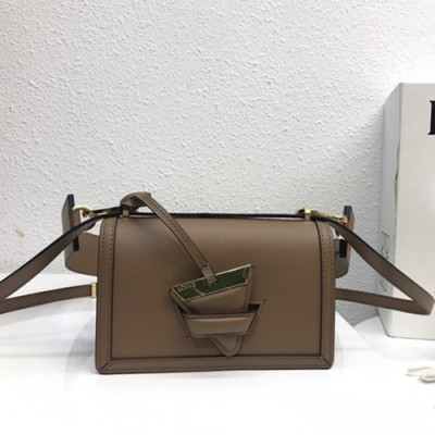 Loewe 2019 Barcelona Small Shoulder Bag, 18.5CM - 로에베 2019 바르셀로나 스몰 숄더백 ,10159-LOEB0042,18.5CM, 카키