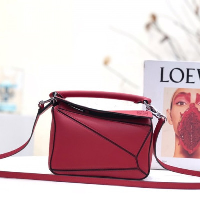 Loewe 2019 Puzzle Mini Shoulder Bag, 18CM - 로에베 2019 퍼즐 미니 숄더백 ,LOEB0124, 18CM, 레드