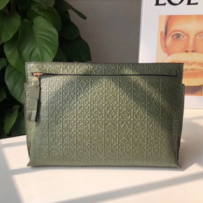 Loewe 2019 Clutch Bag,29.5CM - 로에베 2019 남여공용 클러치백 ,LOEB0215, 29.5CM, 그린