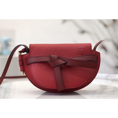 Loewe 2019 Gate Mini Shoulder Bag, 15CM - 로에베 2019 게이트 미니 숄더백 ,LOEB0237,15CM, 레드