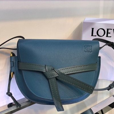 Loewe 2019 Gate Small Shoulder Bag,20CM - 로에베 2019 게이트 스몰 숄더백 ,LOEB0244, 20CM,블루