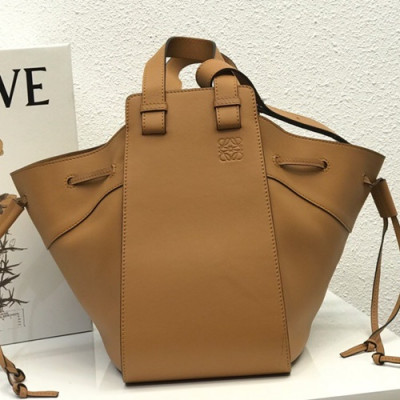 Loewe 2019 Hammock Large Tote Shoulder Bag, 32CM - 로에베 2019 해먹 라지 토트 숄더백 ,10392-LOEB0294, 32CM, 카멜