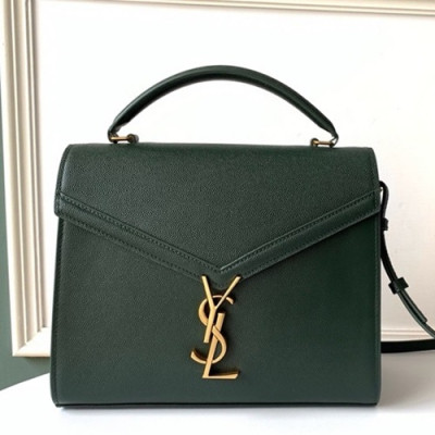 Saint Laurent 2019 Women Cassandra Tote Shoulder Bag,24CM - 입생로랑 2019 여성용 카산드라 토트 숄더백 SLB0432,24CM,그린